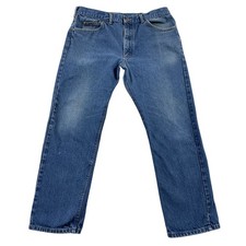 VTG Lee Jeans Mens 36 x30 Blue Straight Leg Denim Made in USA