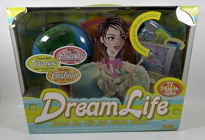 Dream Life TV Plug In Game Tiger Electronics 2005 Ages 8+ Create Your Dream Life