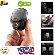 Wearable Bluetooth V5.3 Speaker, 30H Working Time Clip-On Wireless Jobsite Wa...