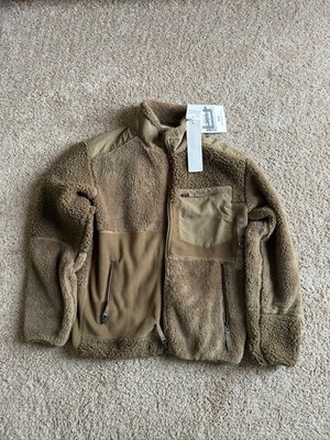 Engineered Garments Fleece Brown Shaggy Sherpa Pile Jacket x Uniqlo Mens XS