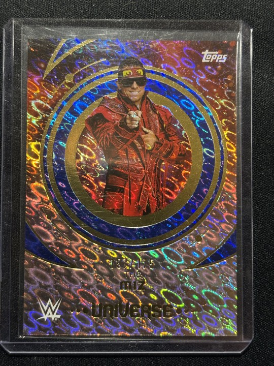 2025 Topps Universe WWE - The Miz #2 Blue Pulse /175
