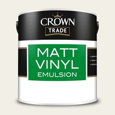 CROWN TRADE MATT VINYL CANVAS WHITE 2.5L