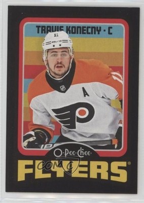 2024-25 O-Pee-Chee Retro Black Border 8/100 Travis Konecny #381 2d8