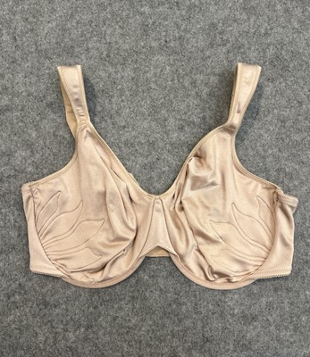 Bali Live It Up Seamless Underwire Bra 42DD Beige Style 3353 Comfort Strap