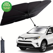 Car Windshield Sun Shade Umbrella UV Reflective 56X31 Universal Fit