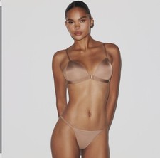 Skims Wireless Triangle Front Close Super Push Up Bra Sienna 36DD NWT