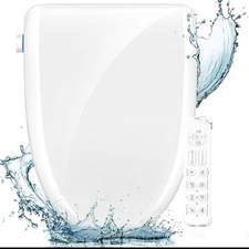 Bidet Toilet Seat Elongated Smart Heated Toilet Seat FVZ WLJG4-505V