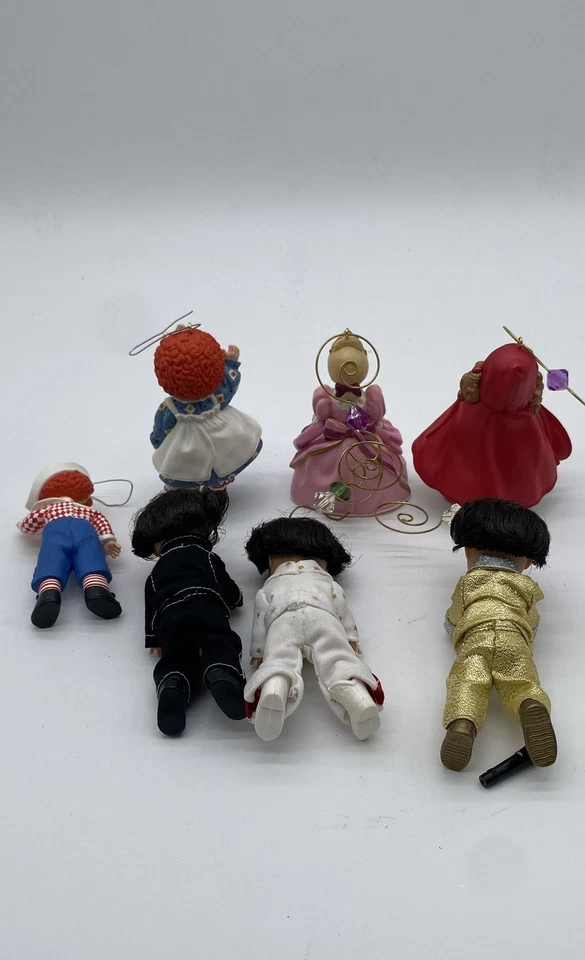 Lote de 7 mini muñecas Hallmark Madame Alexander Mop Top Billy Wendy Tommy como Elvis Foto 2 de 4