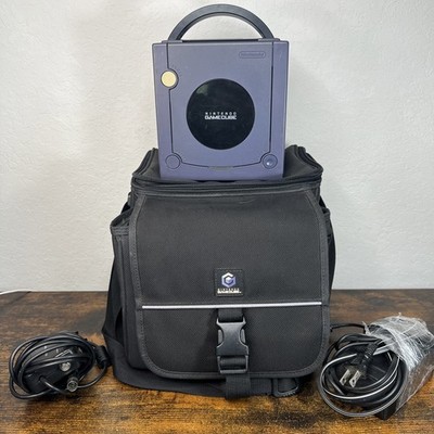 Nintendo GameCube Console Indigo DOL-001 NTSC-U Console Cables OEM BAG