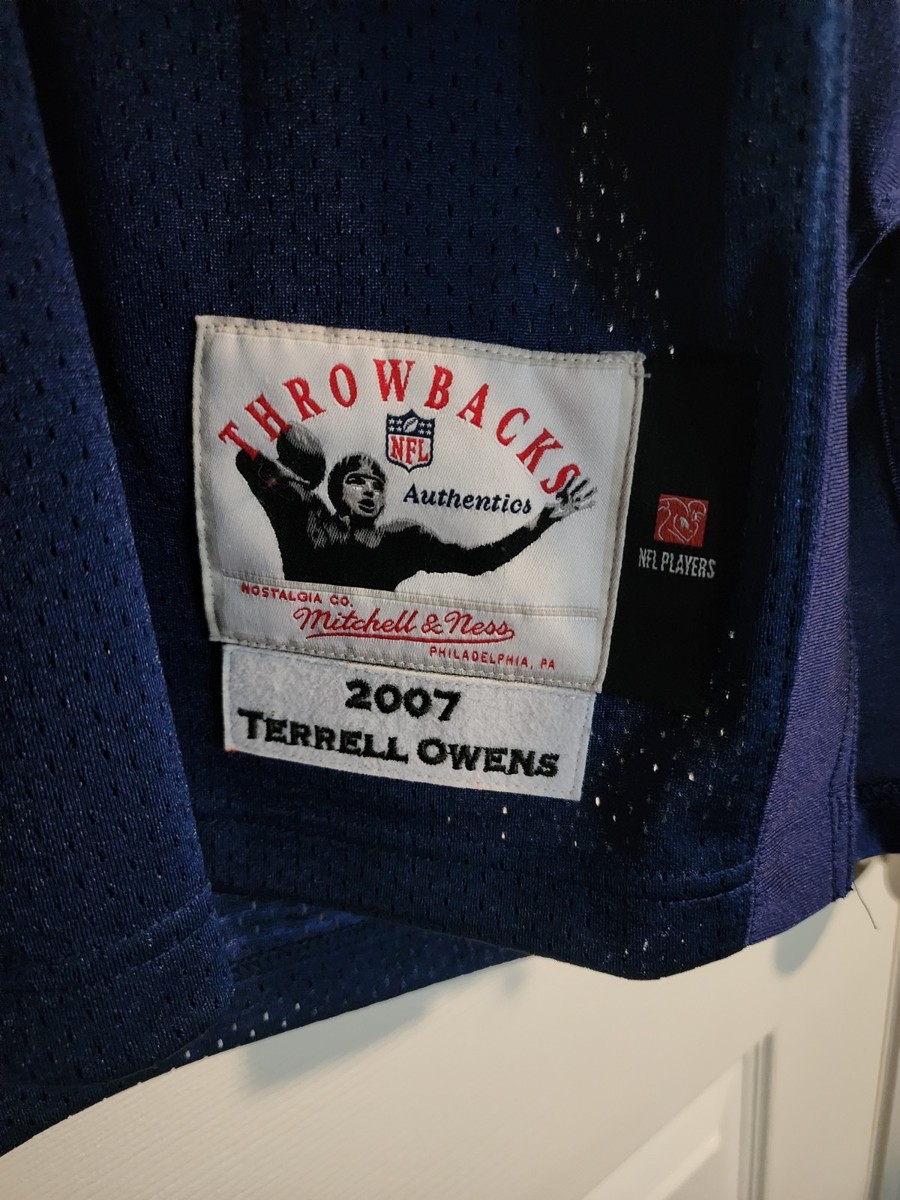 100% Authentic Mitchell & Ness 2007 Terrell Owens Dallas Cowboys