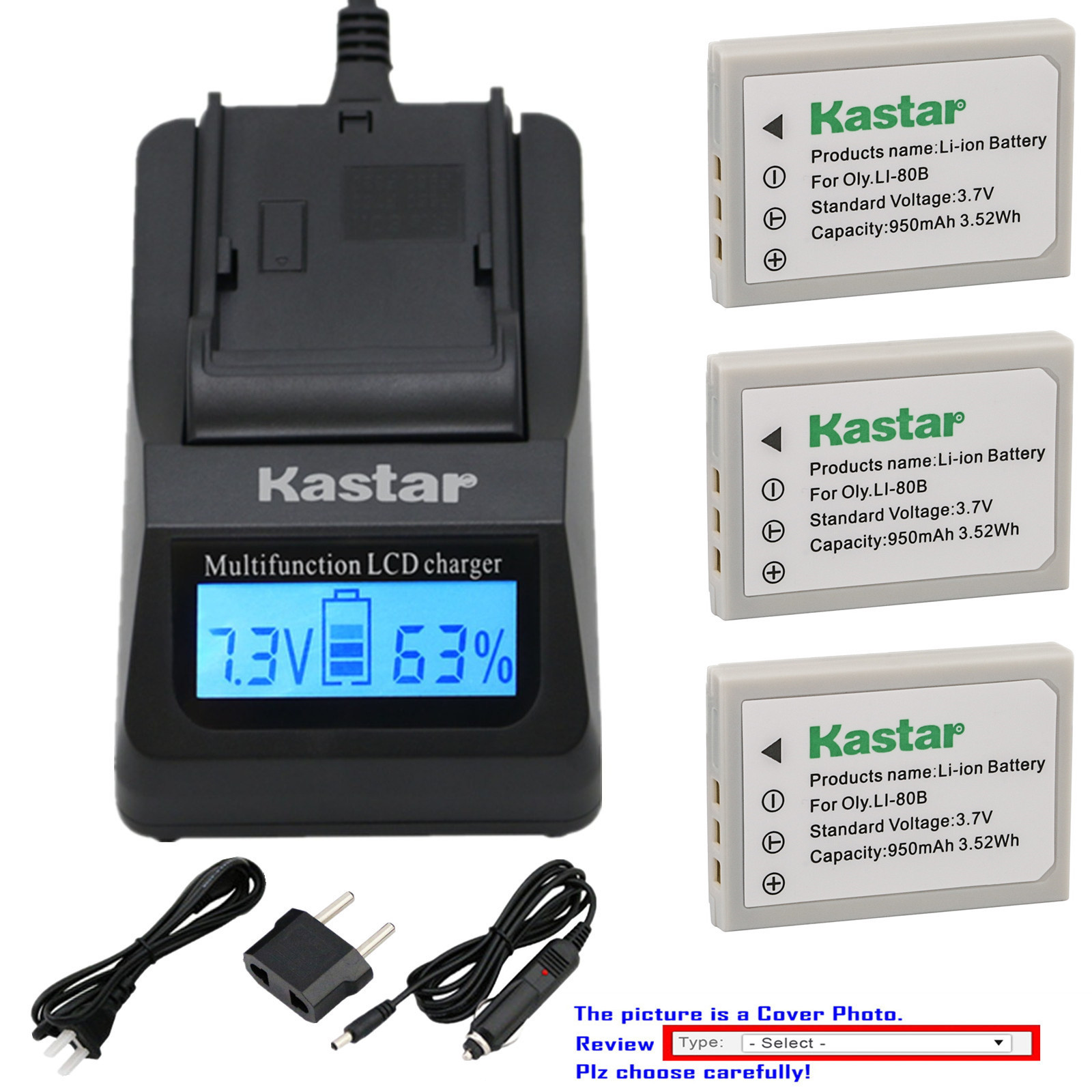 Kastar Battery LCD Fast Charger for KONICA MINOLTA NP900 & DiMAGE E40 DiMAGE  E50 | eBay