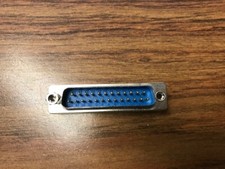 DB25 Male to DB25 Male 25-pin Slim-Profile Gender Changer