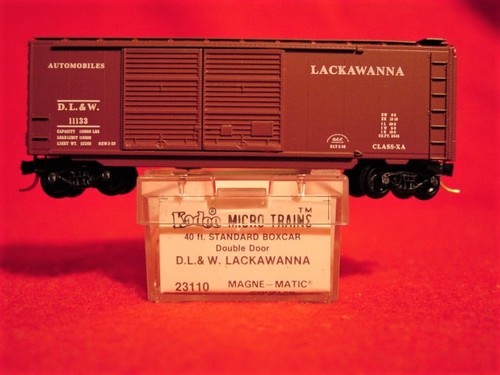 KD 23110 D.L.&W. Coche de caja 'LACKAWANNA' 40' DD #11133 'NUEVO' ESCALA N | Zustand: New
