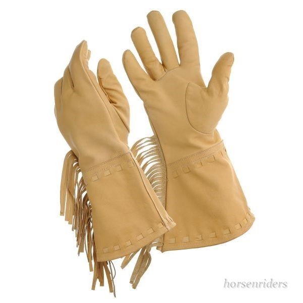 手袋 Leather Fringe Gloves Pink Line Moto - FRINGE GLOVE