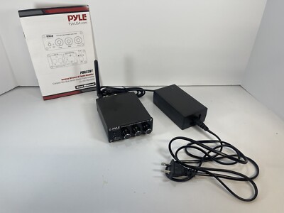 Pyle Compact Powerful Home Audio Amplifier Receiver Mini with 1, Standard 