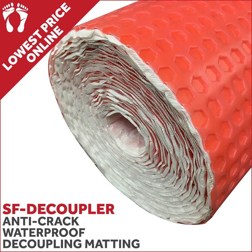 Decoupling Anti Crack Matting For Tiles & New Builds SF Waterproof ...