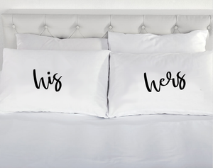 hers and hers pillowcases
