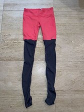 Alo Yoga Goddess Ribbed Leggings High Waisted Pink gray Size m
