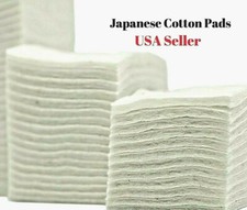 Japanese Cotton Pads Natural 100 Unbleached Premium 10 20 30 50 60 120 150 Pc