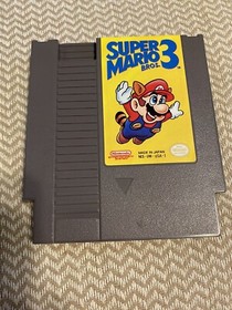 Super Mario Bros. 3 (Nintendo NES,1990) Authentic W/Sleeve!!!!!!!