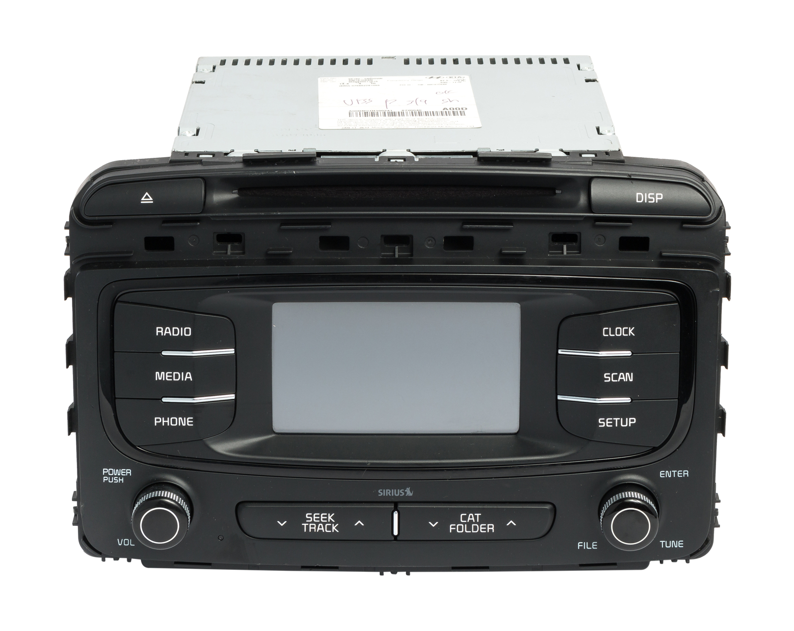 2016-18 Kia Sorento AM FM Receiver XM MP3 Single-Disc CD Player 96180-C6000WK