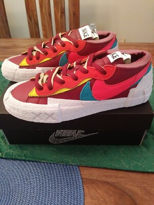  Nike Sacai x KAWS Low, Team Red 2021 - size 6.5 