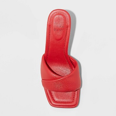 Women s Monica Mule Heels A New Day Red 10 196983720179 eBay