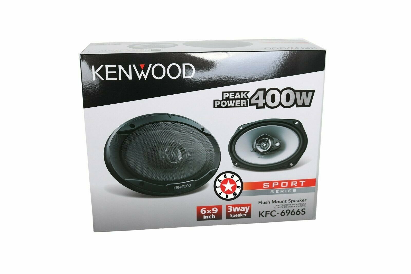 Kenwood KFC-6966S 400W 6x9" Super Tweeter 3-Way Coaxial Speaker *New Model 2019*