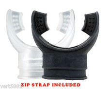 Silicone Mouth Piece Black Rubber Scuba Dive Regulator