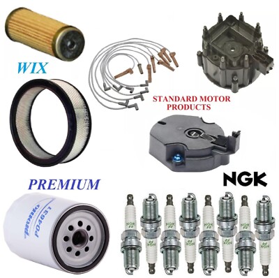 Tune Up Kit Filters Cap Wire Plugs For CHEVROLET R30 V8 7.4L; FI; VIN (N) 87-88