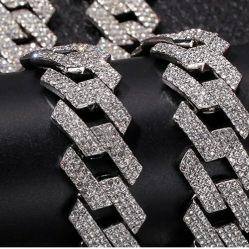 20mm Cuban Link Chains Necklace Fashion Hip hop Drippy Jewelry eBay