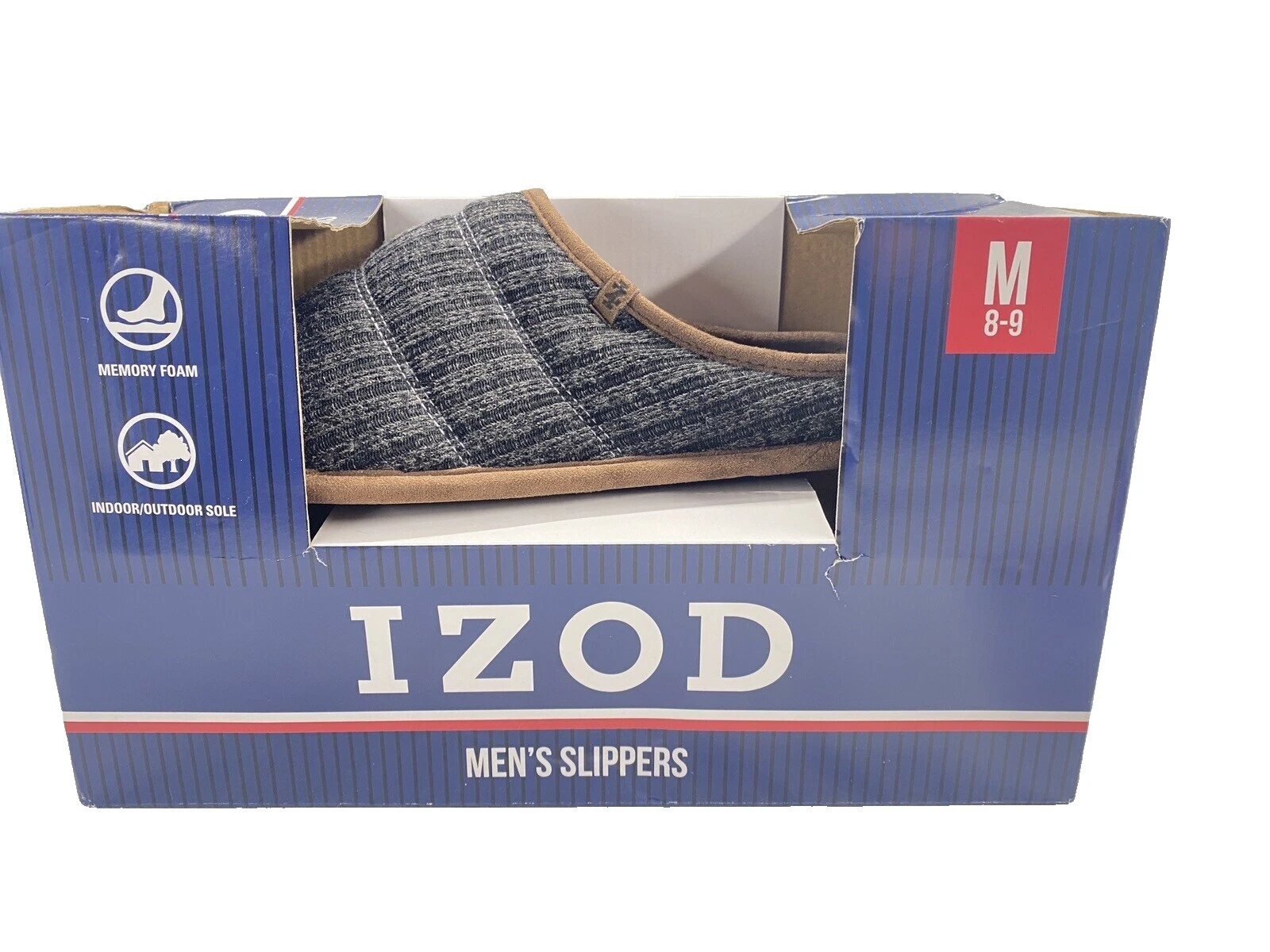 IZOD Men's Slip Resistant Slippers