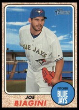 2017 Topps Heritage #585 Joe Biagini Toronto Blue Jays