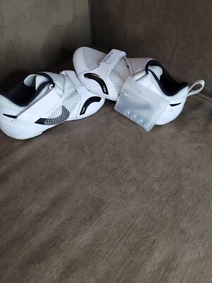 NEW Nike Super Rep Womens 6 White Black Cycling Biking Shoes CJ0775 S129