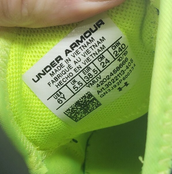 Under Armour Youth 6Y Curry 7 Lace Up Basketball Shoes Sneakers Blue 3022113-405 thumbnail 8