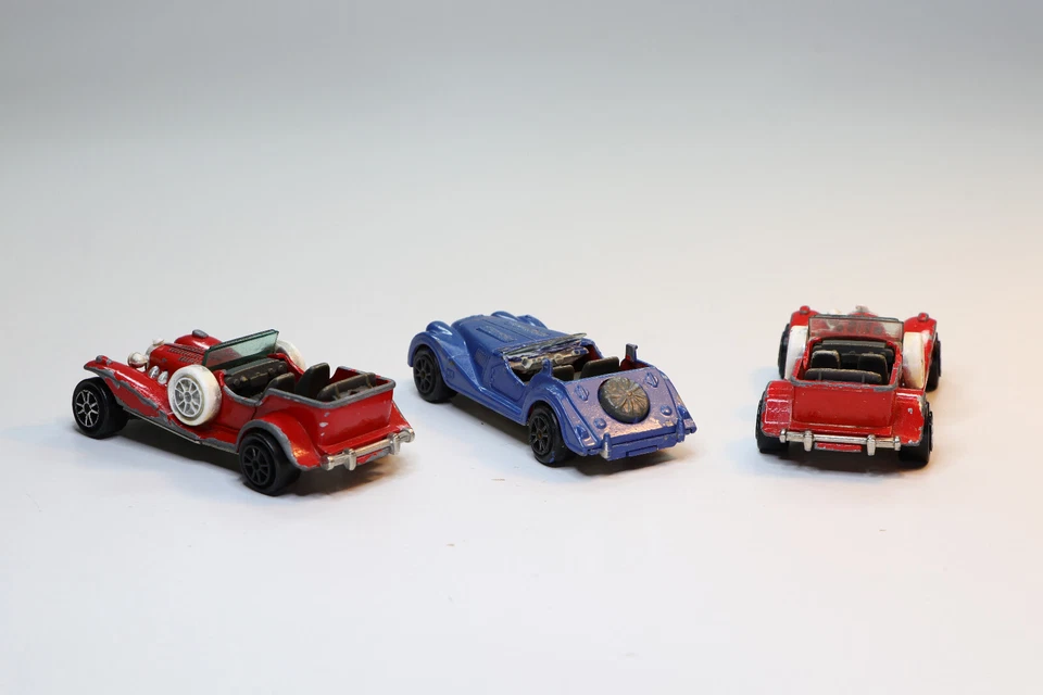 Paquete Majorette de Colección Coches Modelo Diecast Morgan Y Dos Excalibur 1:56 Francia Foto 4 de 4