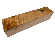 Figured Maple Wood Turning Blank 1-7/8" x 1-7/8" x 8-1/2” dry Maple (t39)