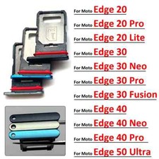 2pcs SIM Card Tray Slot For Motorola Edge 20 30 40 50 Pro Neo Fusion Lite Ultra