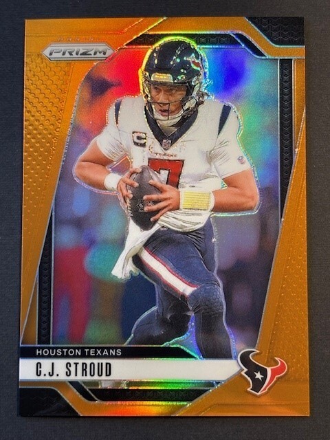 2024 Panini Prizm - C.J. Stroud #111 Orange Prizm 80/249