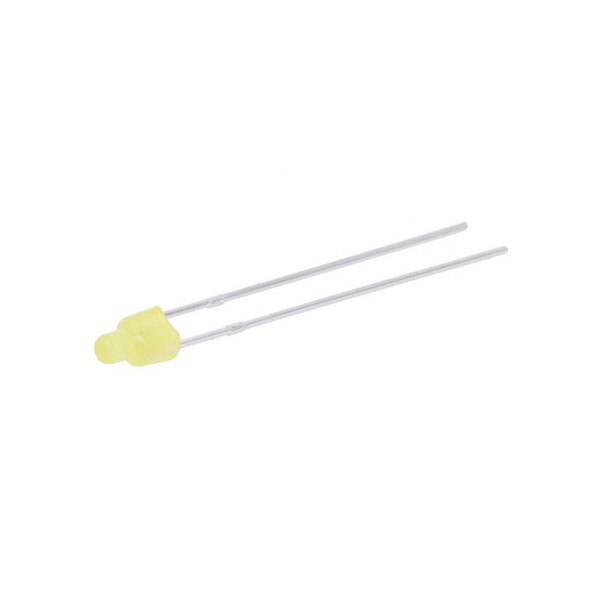 2X LL-204YD2L-1B Led 2Mm Gelb 30-70Mcd 150° 1,6-2,4V Front: Flach Lucky Light-image