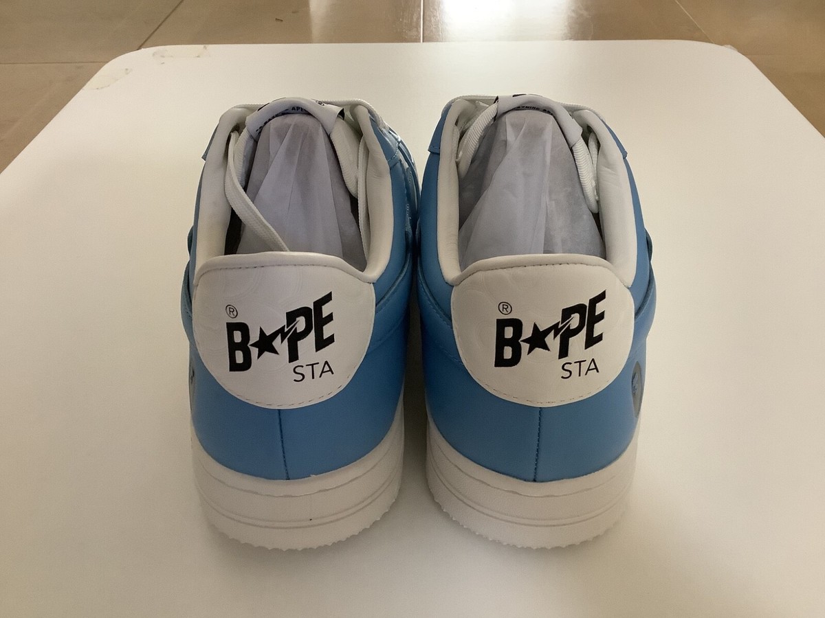 Authentic a bathing ape bape bape sta #3 men's US 11 blue new