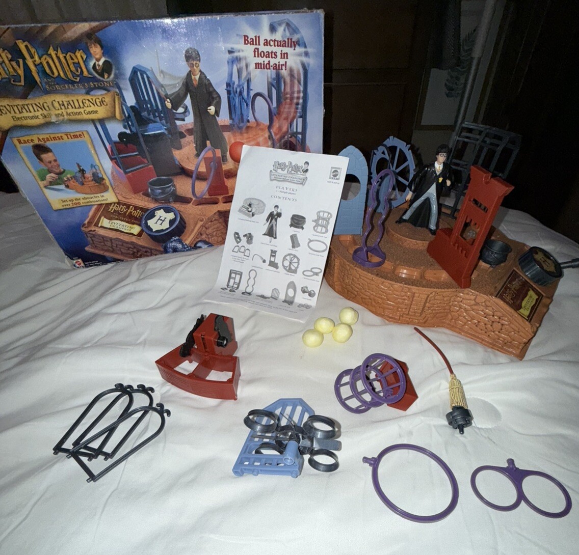 2001 Harry Potter Sorcerers Stone Levitating Challenge Game Mattel Sealed