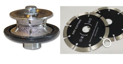 2'' Full Bullnose Shaping Wheel V50 Router Bit 30 Saw Blade stone concrete cutter