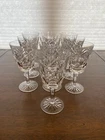 STUNNING SET(10) VTG WATERFORD Crystal ASHLING Water Goblets SIGNED 7"H Ireland
