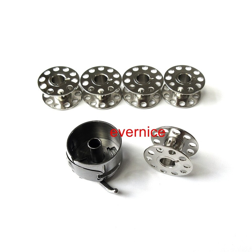 Lhkj 25 Pièces Canettes De Couture Métal, Canette Bobine Avec Étui De