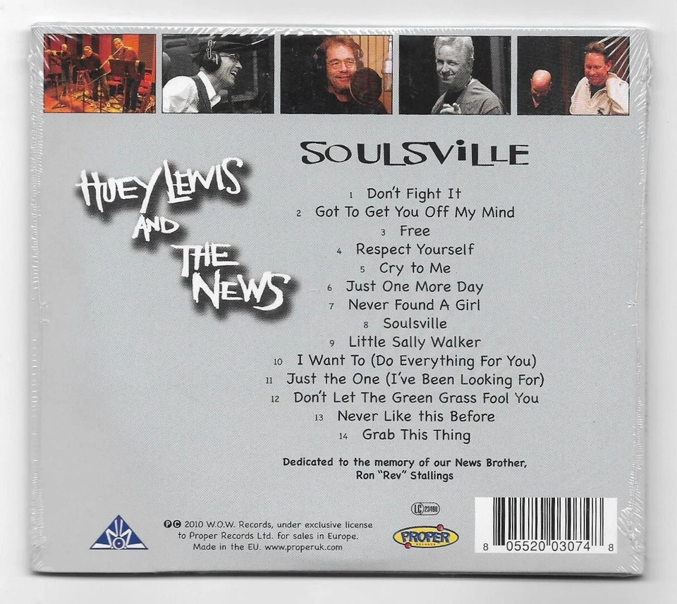 Huey Lewis And The News – Soulsville / CD / Digisleeve / NEU & OVP - Bild 2 von 2