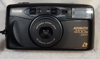 KODAK Advantix 4100ix Zoom APS Film Camera Black Tested Working | eBay