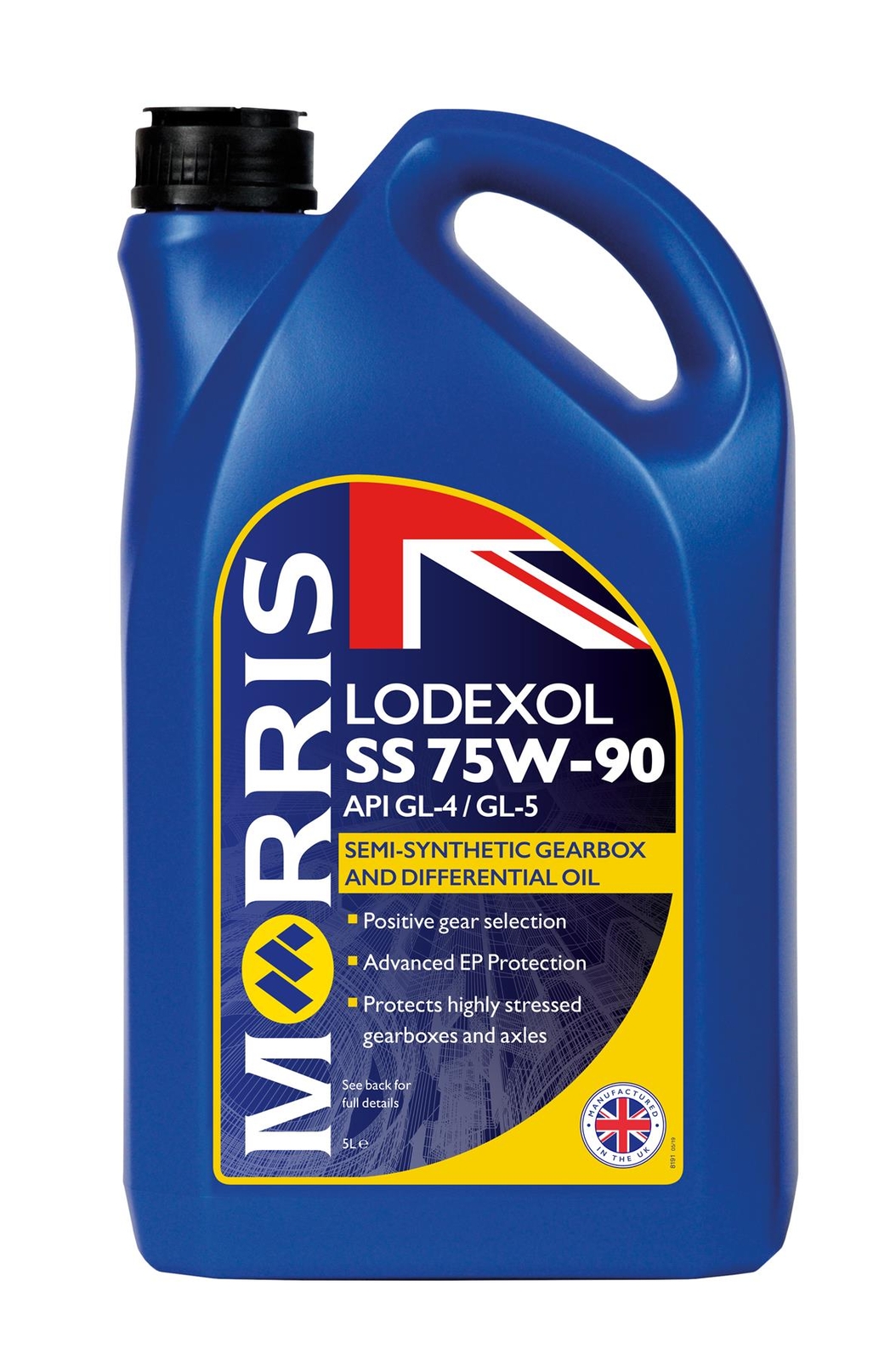5L MORRIS 75W90 Semi Synthetic Gear Oil Manual Transmission Fluid API GL4/GL5