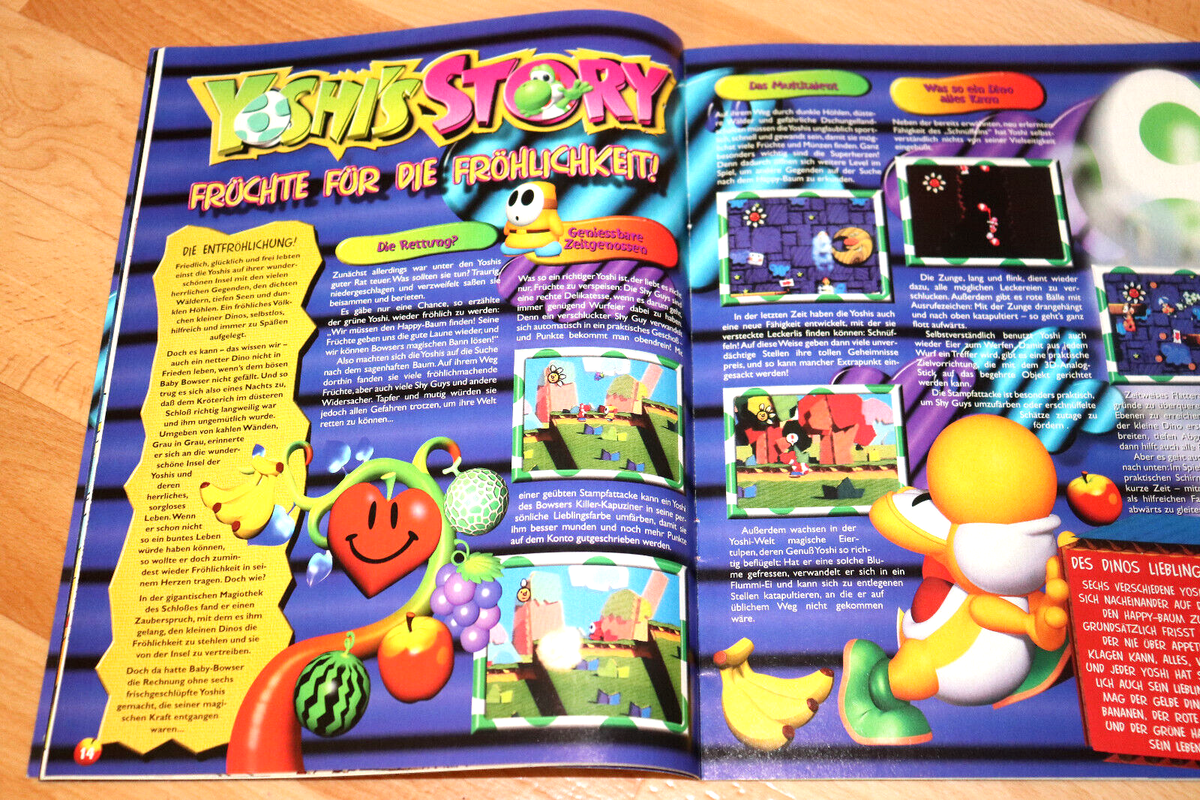 1998 Vintage Nintendo 64 Yoshi's Story Extremely Rare Comic