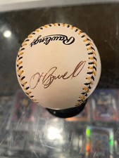 1994 ALL STAR GAME JEFF BAGWELL KEN CAMINITI ASTROS DUAL SIGNED BASEBALL JSA